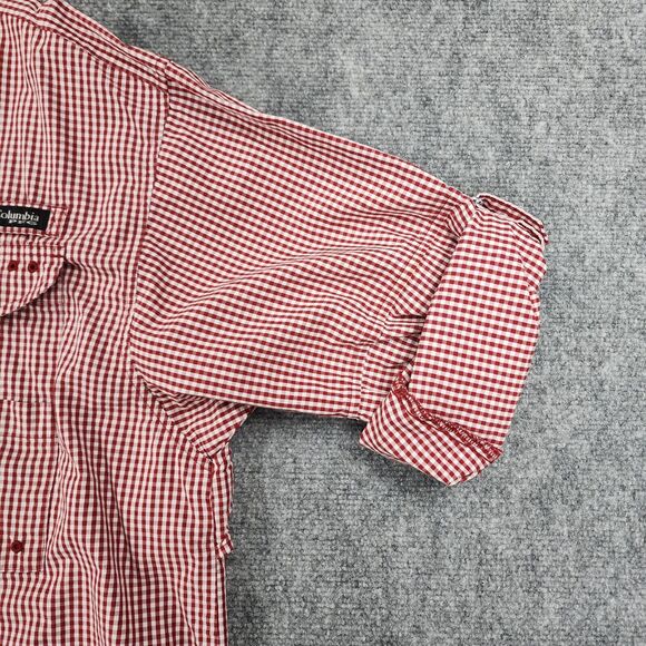 South Carolina Gamecocks Shirt Men XXL Gingham Check Columbia PFG Super Bonehead - Picture 15 of 16